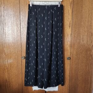 Willow & Root Black Print Women's Pants